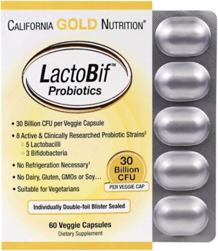 California Gold Nutrition LactoBif プロバイオティクス 300億個